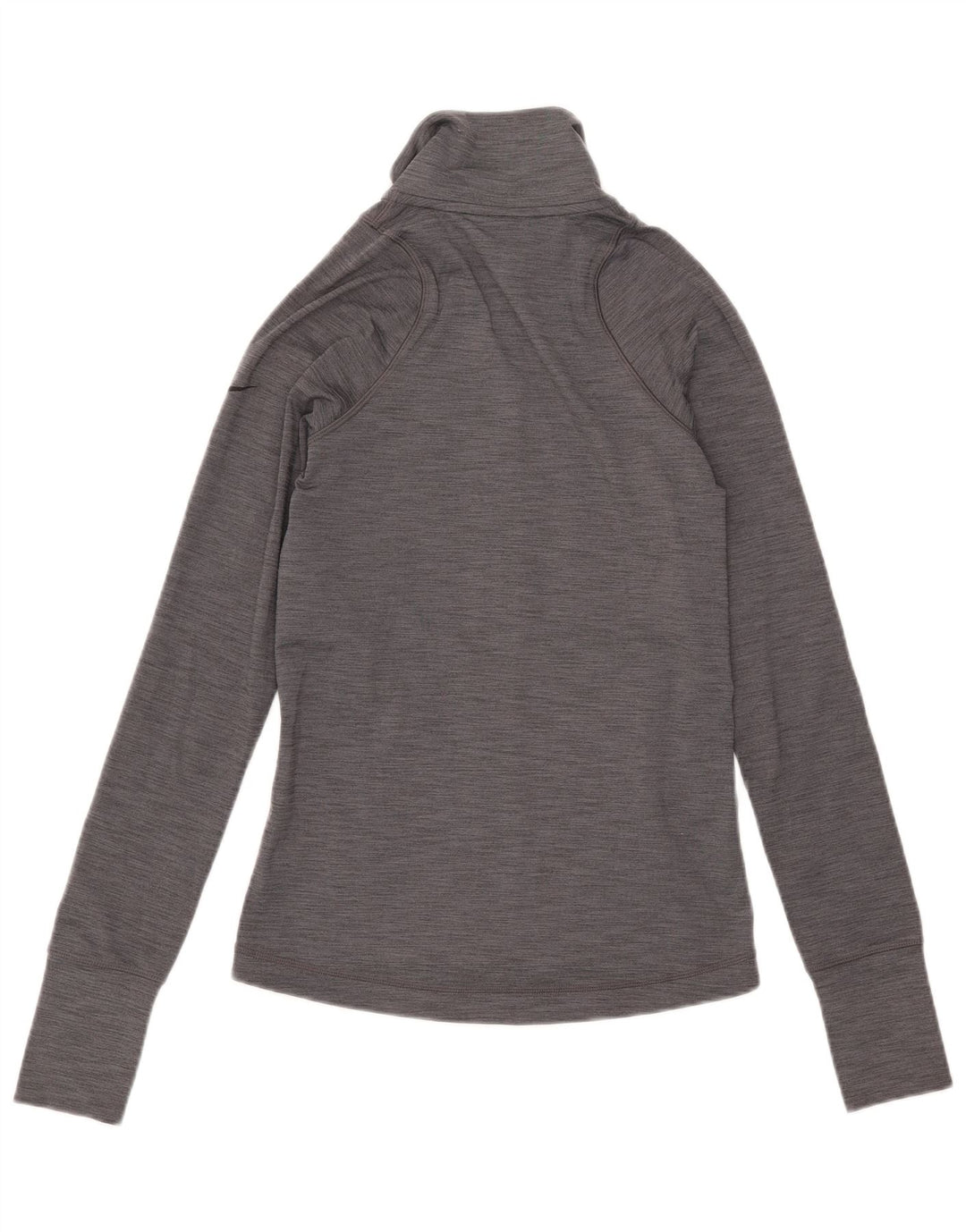 Nike Dame Dri Fit træningsdragt Topjakke UK 10 Small Grey Flecked