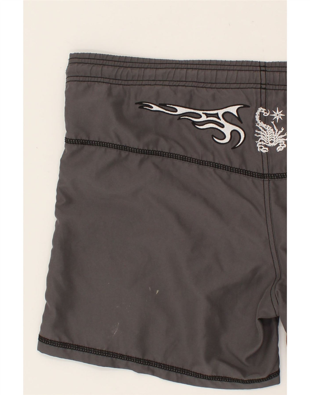 SCORPION BAY Mens Swimming Shorts XL Grey Polyester Vintage Scorpion Bay and Second-Hand Scorpion Bay from Messina Hembry 