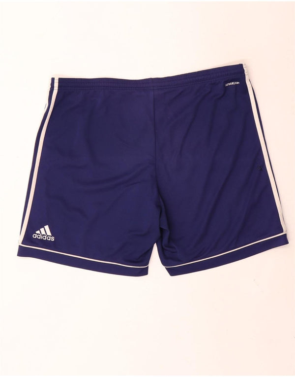 Adidas Mens Aeroready Sport Shorts Large  Navy Blue Polyester