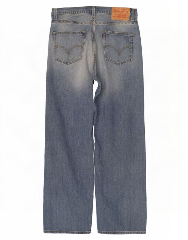 Levi's Herre 569 Straight Loose Jeans W36 L34 Blå Bomuld