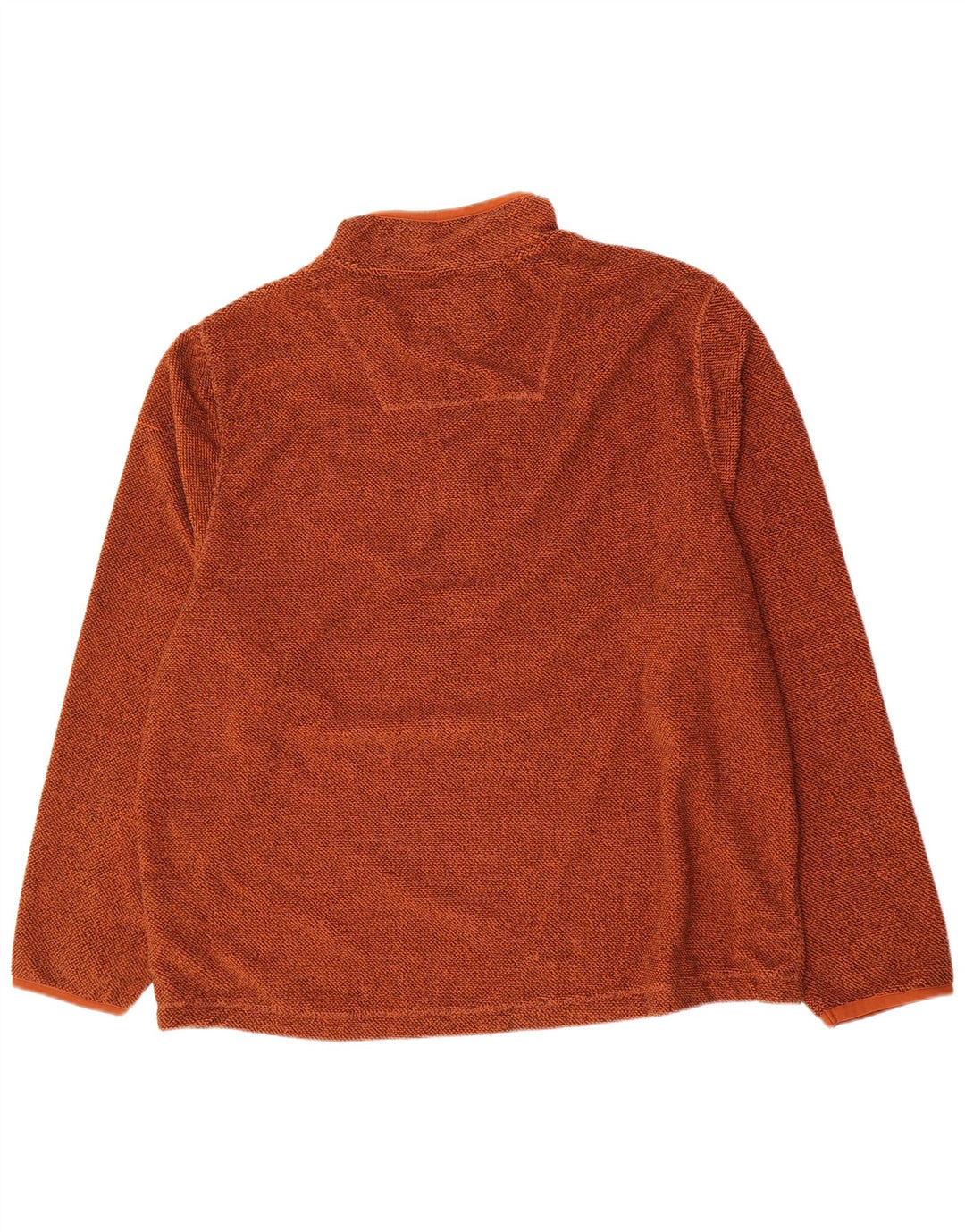 Weird Fish Herre lynlås hals Fleece Jumper 4XL brun polyester