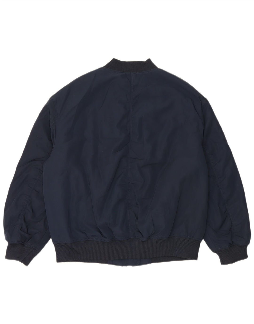 Marks & Spencer Dame Oversized Bomber Jacket UK 14 Large Navy Blue
