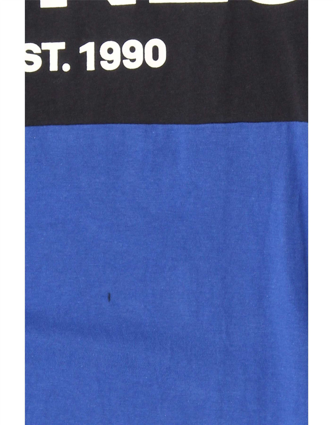 Jack & Jones Herre grafisk T-shirt Top Medium Marineblå Colourblock Bomuld