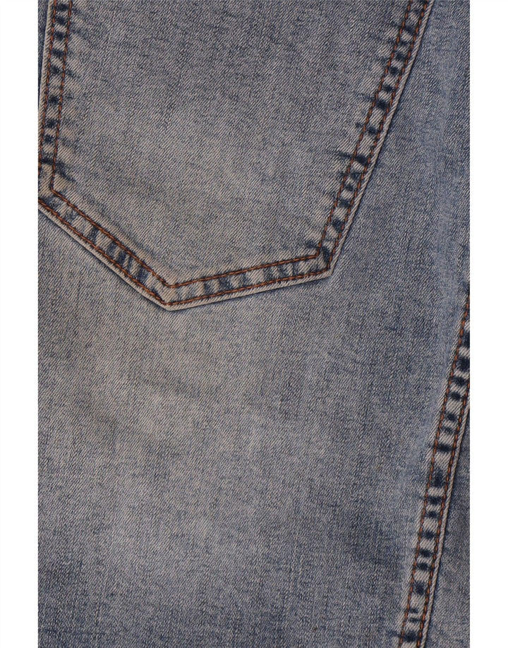 Billabong Dame Denim Nederdel W30 Medium Blue Bomuld
