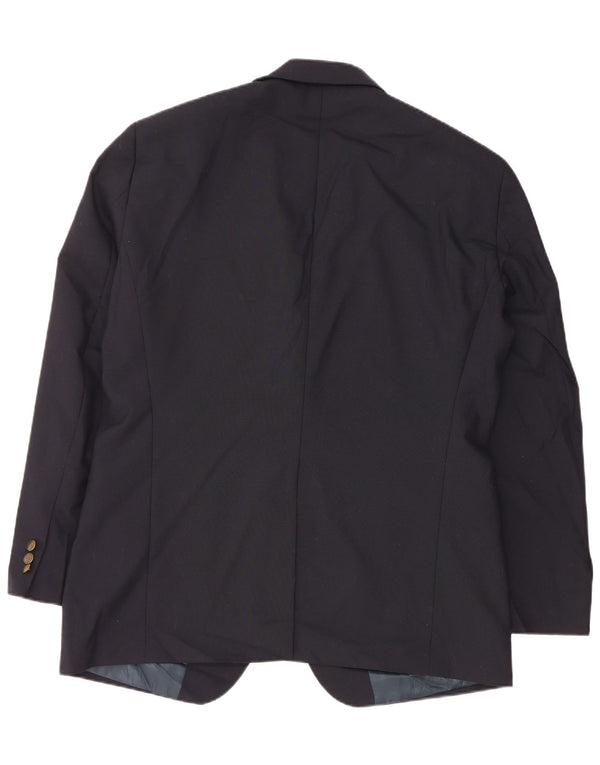 DOCKERS Herre 2-knaps blazerjakke UK 42 XL Sort Polyester