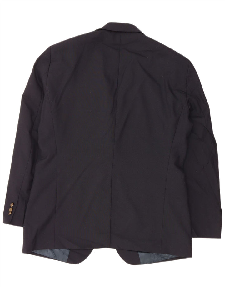 DOCKERS Herre 2-knaps blazerjakke UK 42 XL Sort Polyester