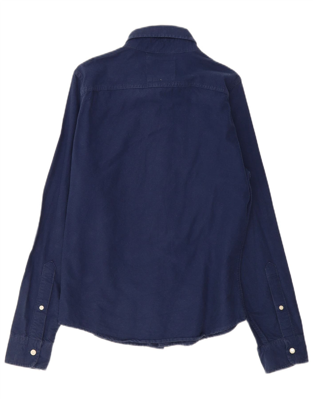 HOLLISTER Herreskjorte lille marineblå bomuld