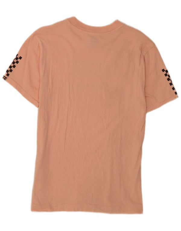 Vans Grafisk T-Shirt Top UK 12 Medium Pink Bomuld