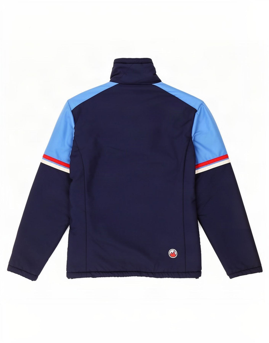 MARILENA Polstret jakke til mænd UK 38 Medium Navy Blue Colourblock Polyamid
