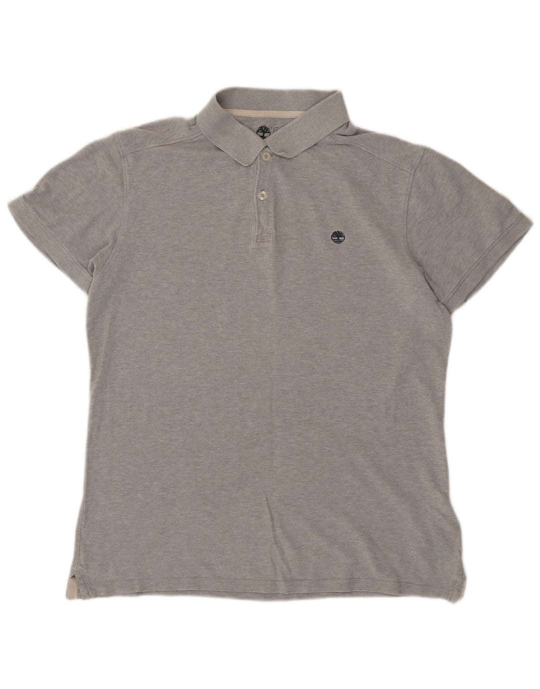 TIMBERLAND Herre Slim Fit Polo Shirt Medium Grey Bomuld