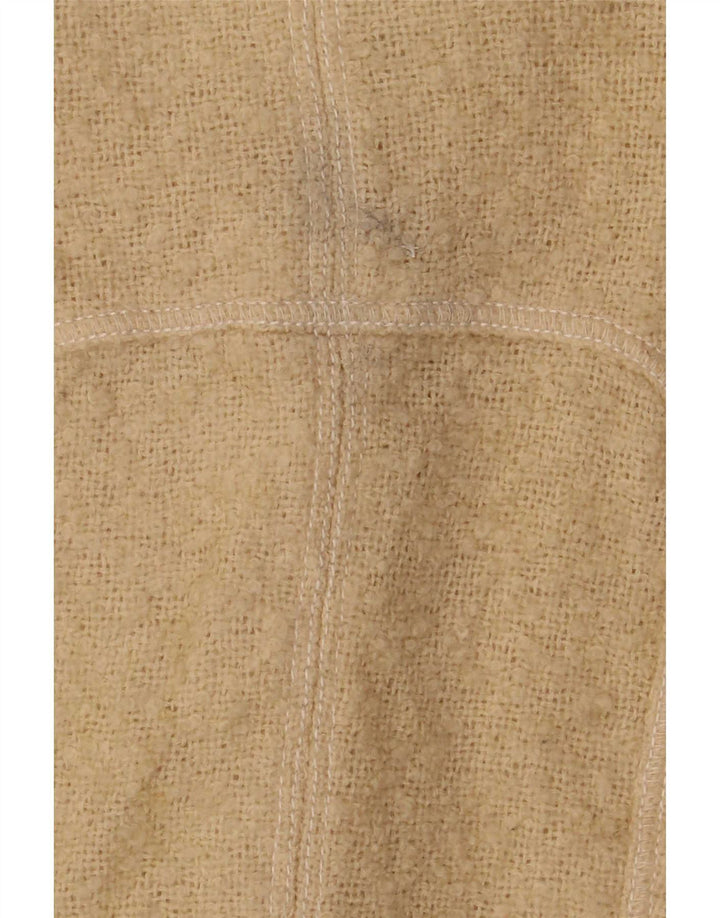 Zara Dame Overfrakke UK 12 Medium Off White