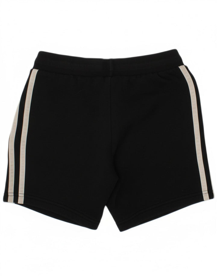 ADIDAS Boys Sport Shorts 7-8 Years  Black Cotton