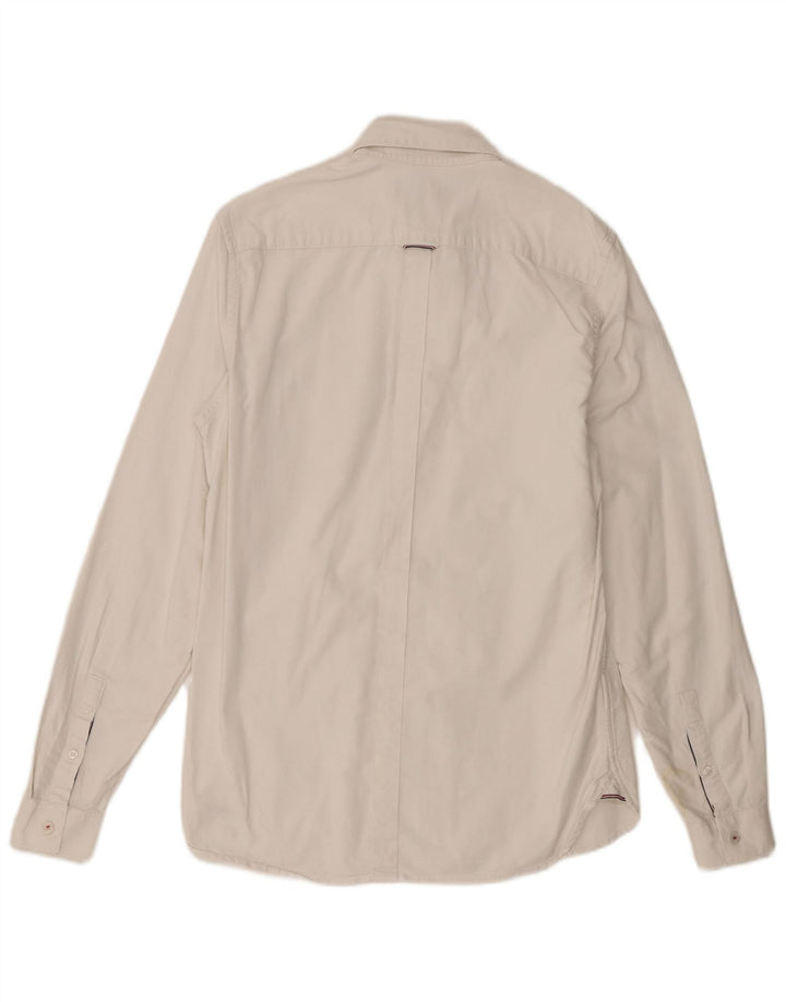 Fred Perry herreskjorte lille hvid bomuld