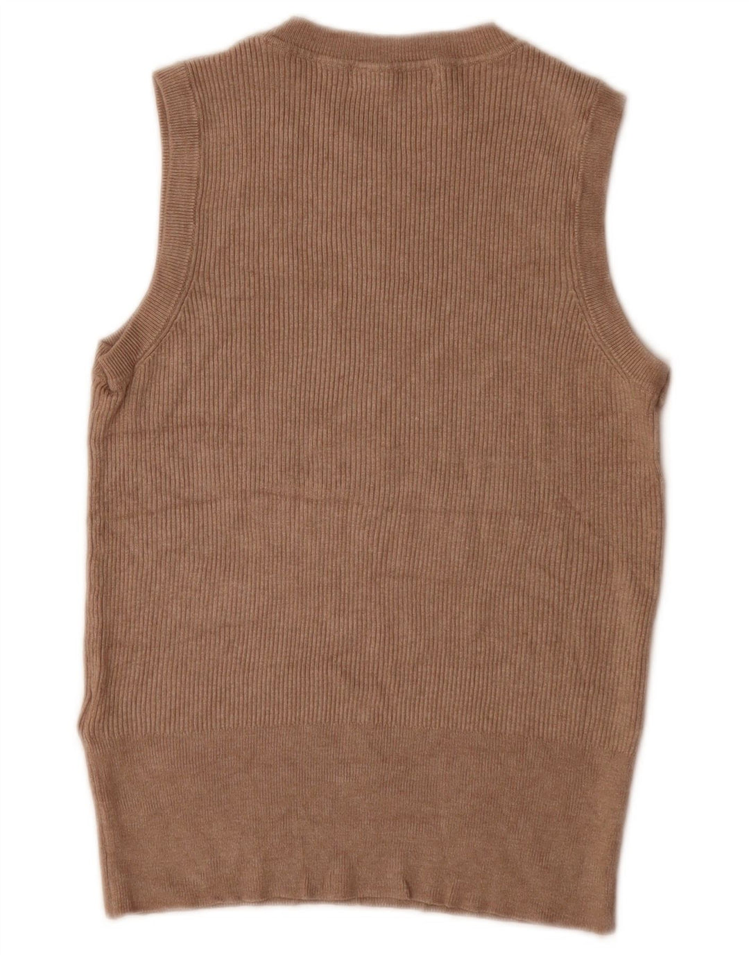 Marks & Spencer Damevest Tank Top UK 16 Large Brown Viscose