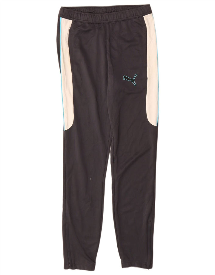 PUMA Træningsdragtsbukser til mænd Small Black Colourblock Polyester