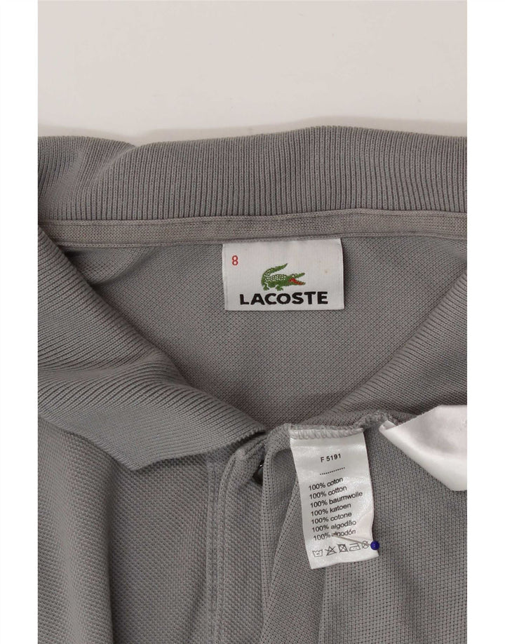 Lacoste Herre poloskjorte str. 8 3XL Grå Bomuld