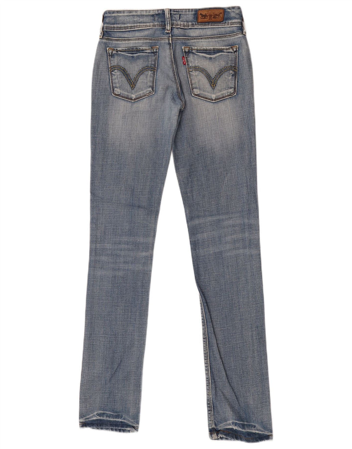 Levi's Dame 571 Slim Jeans med lav talje W26 L34 Blå
