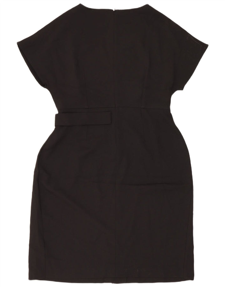 Oasis Womens Sheath Dress UK 16 Large Black Polyester