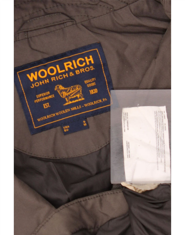 WOOLRICH Military Parkajakke med hætte til mænd UK 38 Medium Brun Bomuld