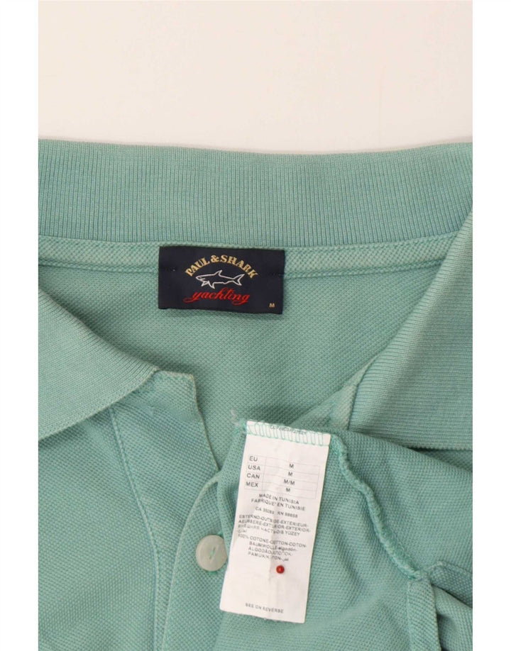 Paul & Shark herre poloshirt mellemgrøn bomuld