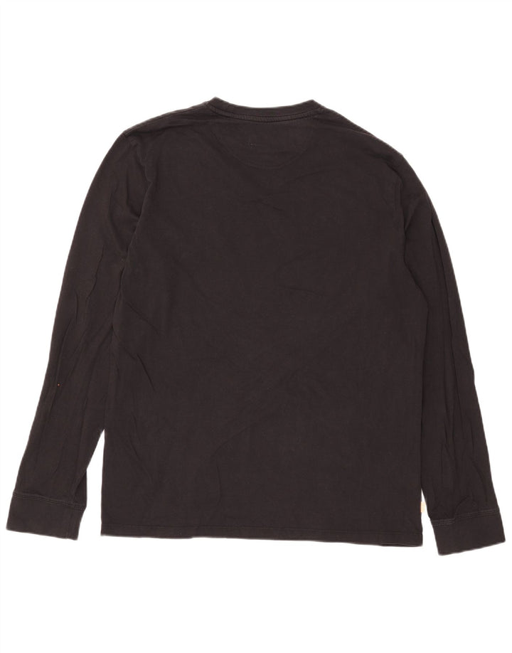 Timberland Herre Slim Fit Top Langærmet Stor Sort Bomuld