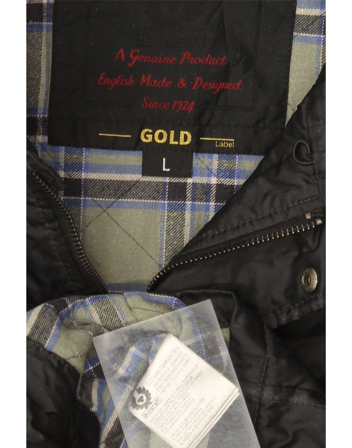 Belstaff Herre Utility Jacket UK 40 Large Black Nylon
