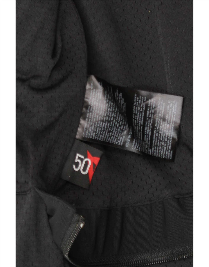 Dainese Herre Moto Racer Bomber Jacket Størrelse 50 Medium Sort Colourblock