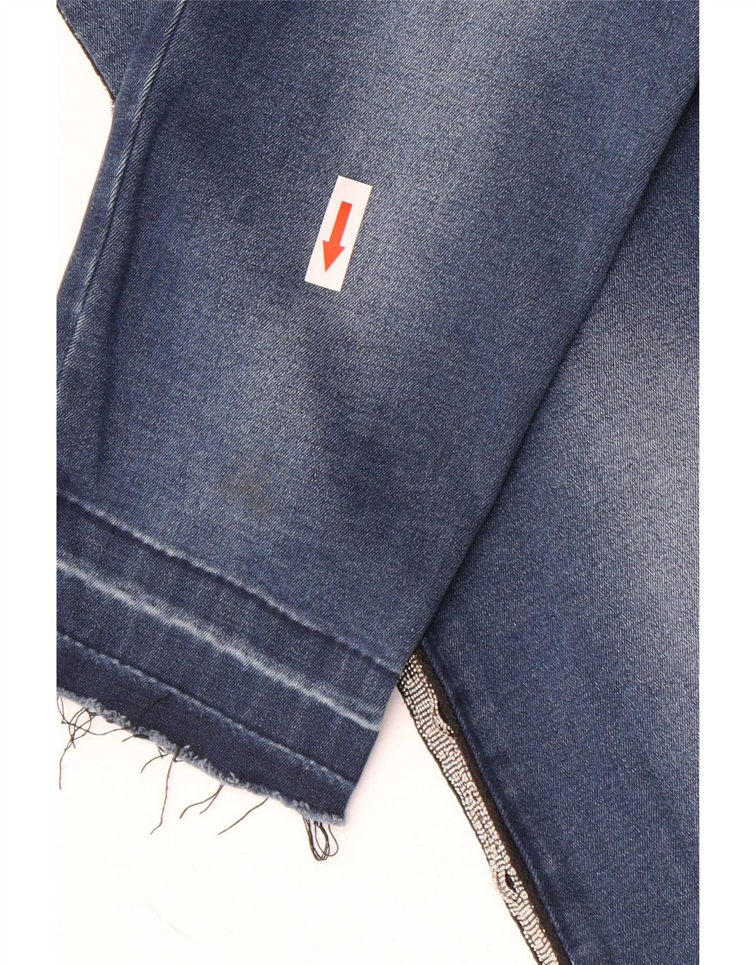 Benetton Dame Skinny Jeans W27 L27 Blå