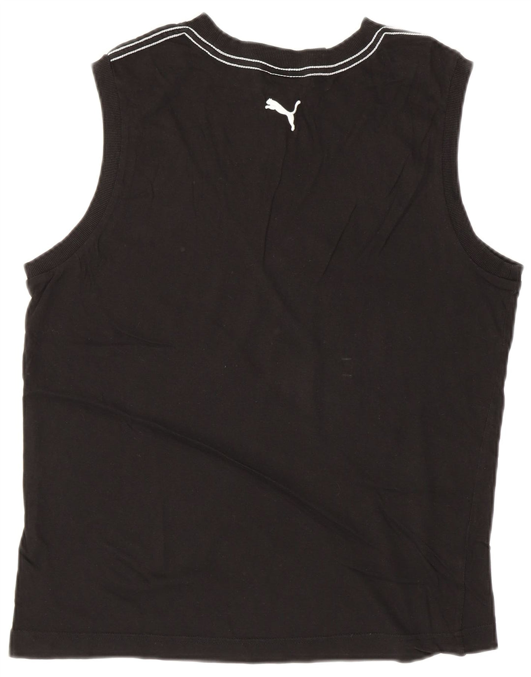PUMA Herre grafisk vest Top Stor sort bomuld