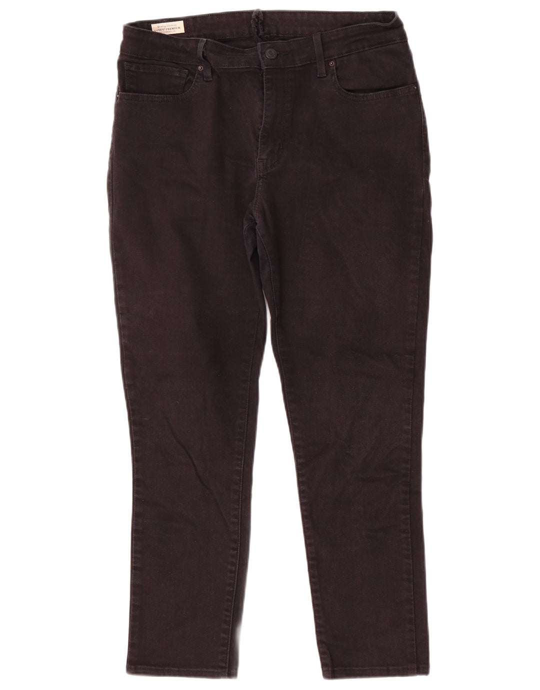 Levi's Slim Jeans til kvinder W32 L26 sort bomuld