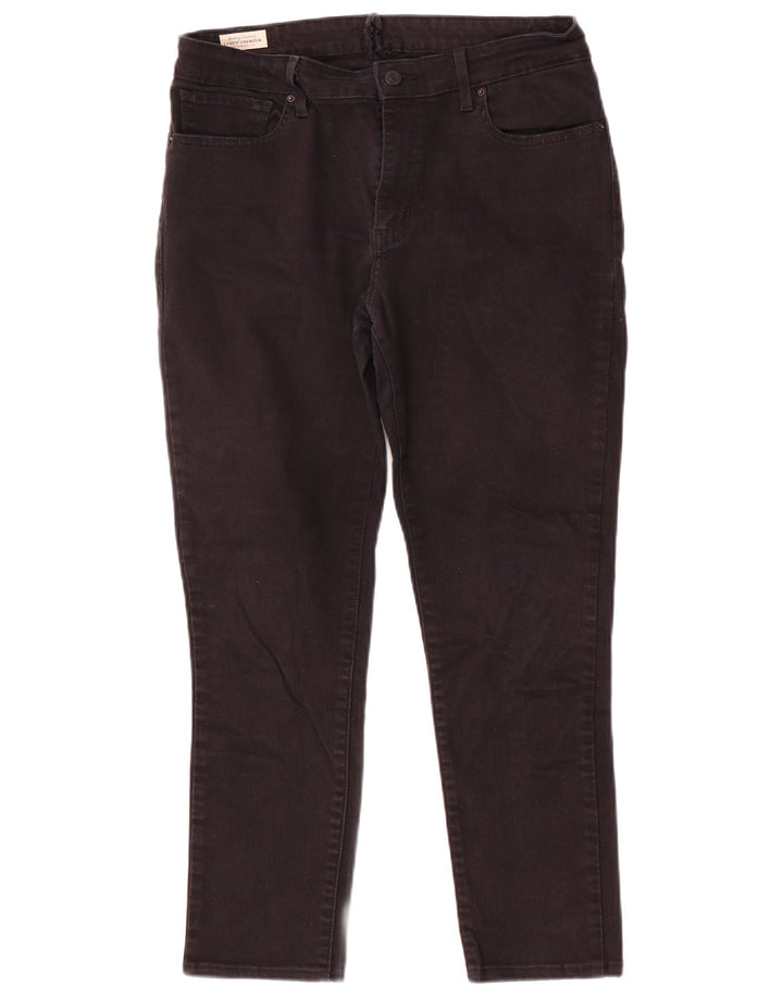 Levi's Slim Jeans til kvinder W32 L26 sort bomuld