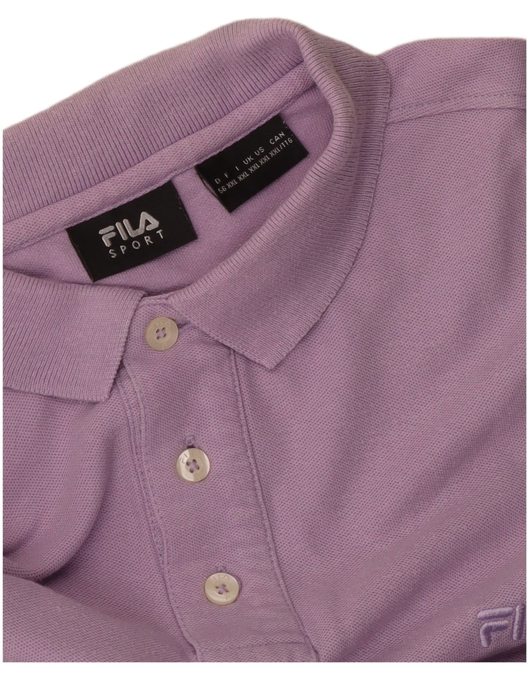 Fila Polo Shirt til mænd 2XL Lilla