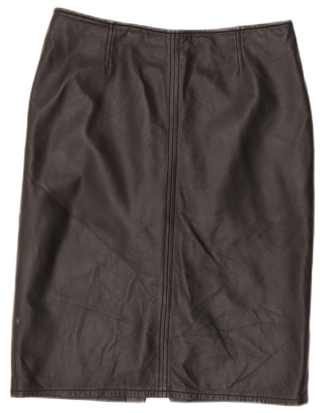 CONBIPEL Dame Niama Læder Nederdel IT 42 Medium W32 Sort Læder