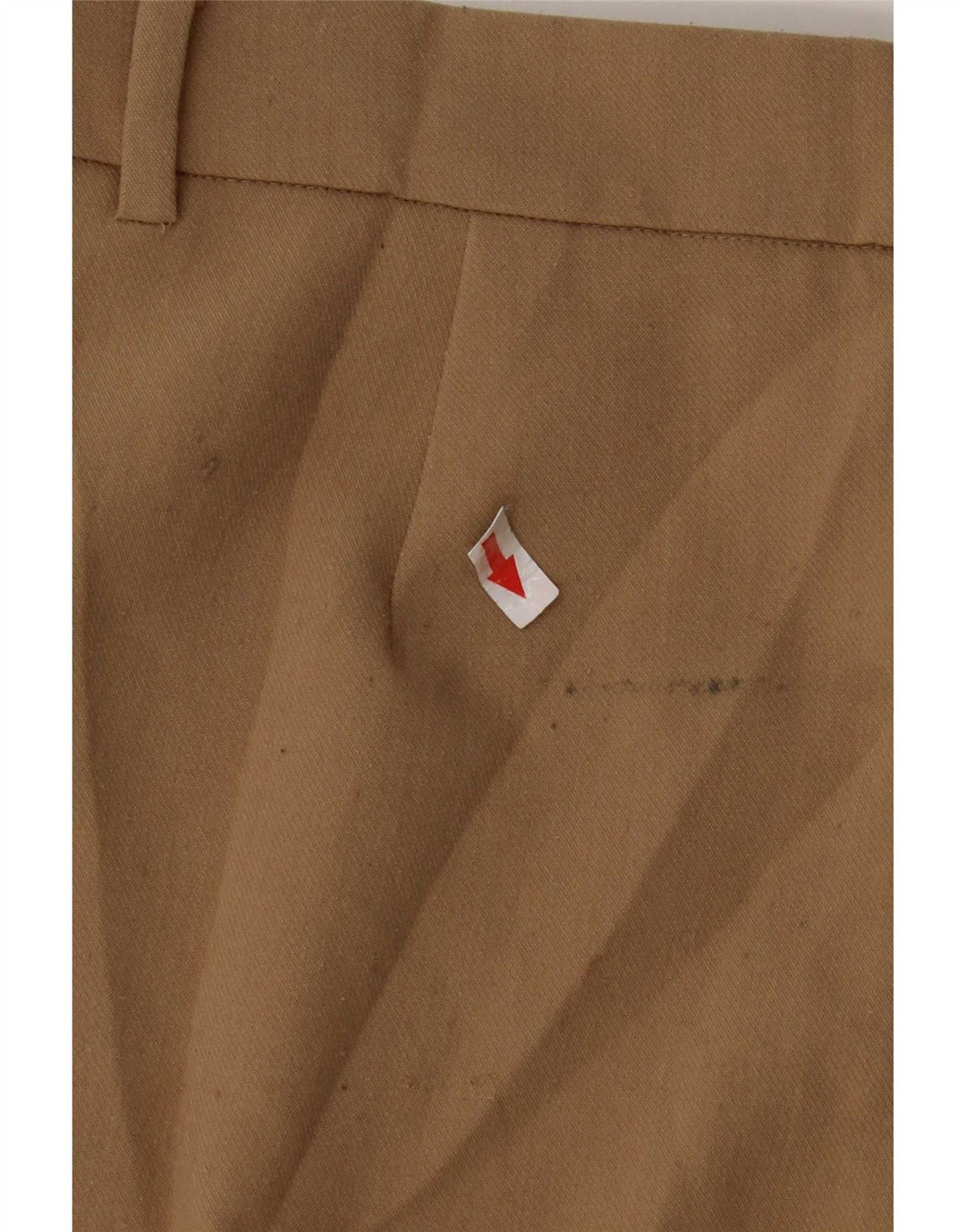 Zara Dame Pegged Suit Bukser Medium W28 L31 Beige Polyester