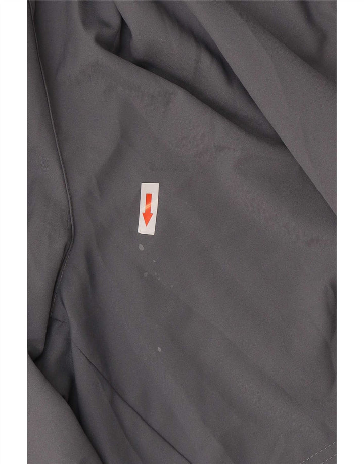 Nike Herre Dri Fit grafiske sportsshorts, store grå polyester