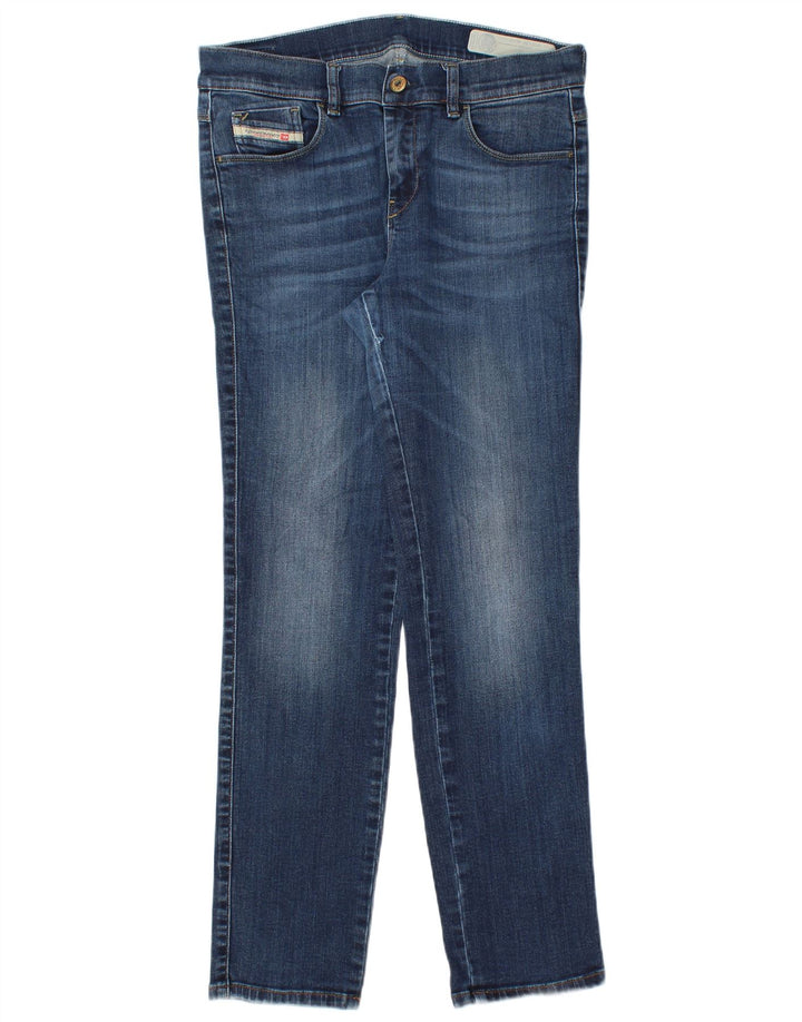 Diesel Dame Slim Jeans W29 L29 Blå Bomuld