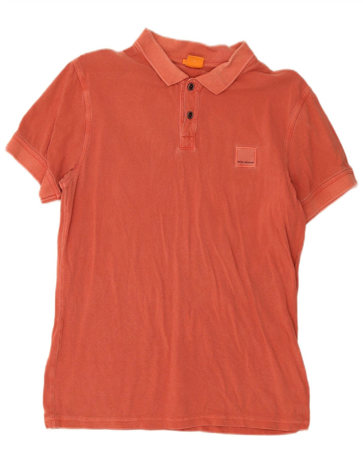 Hugo Boss Herre Slim Fit Polo Shirt Large Orange