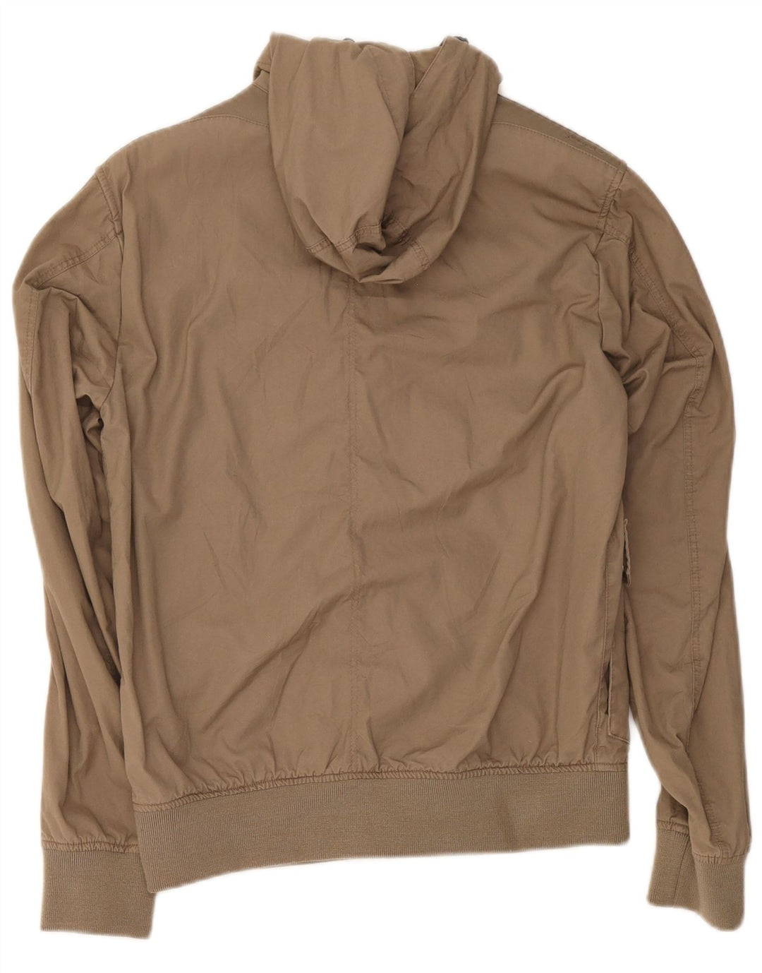 Geox Herre Hooded Utility Jacket UK 36 Small Beige Bomuld