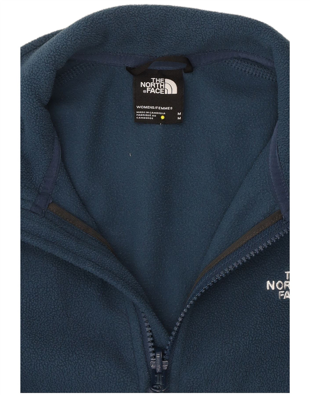 THE NORTH FACE Fleecejakke til kvinder UK 14 Medium Blue Polyester