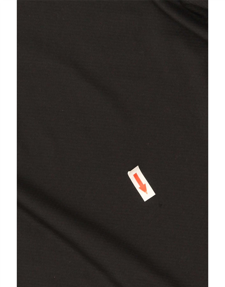 Reebok Herre T-Shirt Top Medium Sort Colourblock Polyester