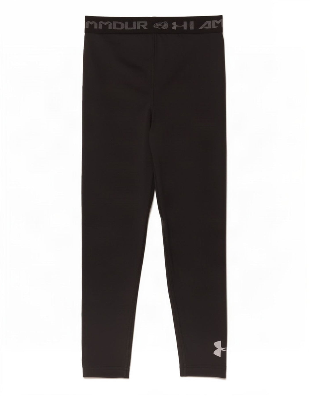 Under Armour Boys Grafiske Leggings 11-12 år Stor sort polyester