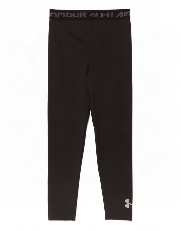 Under Armour Boys Grafiske Leggings 11-12 år Stor sort polyester