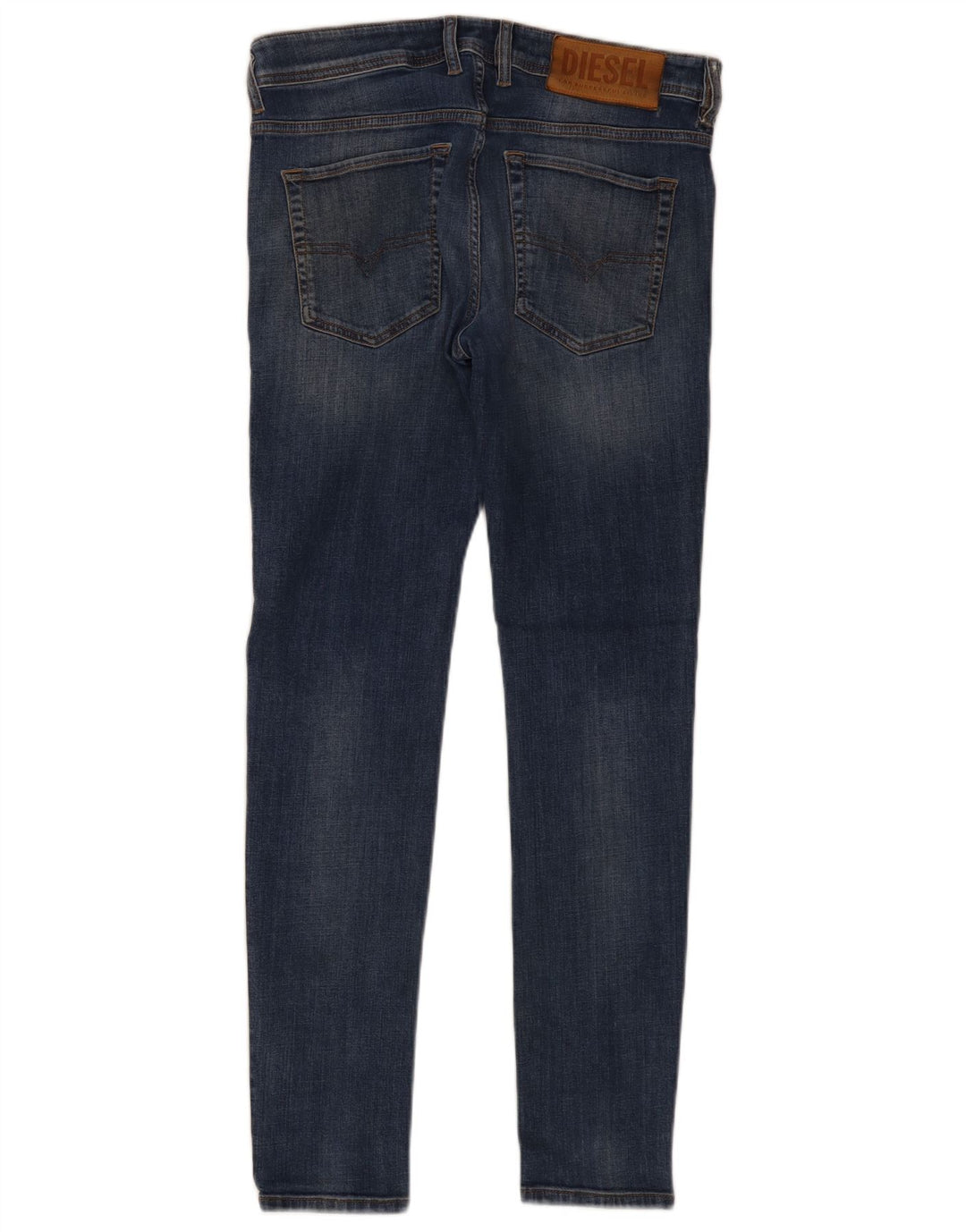 Diesel Herre Skinny Jeans W33 L30 Blå Bomuld