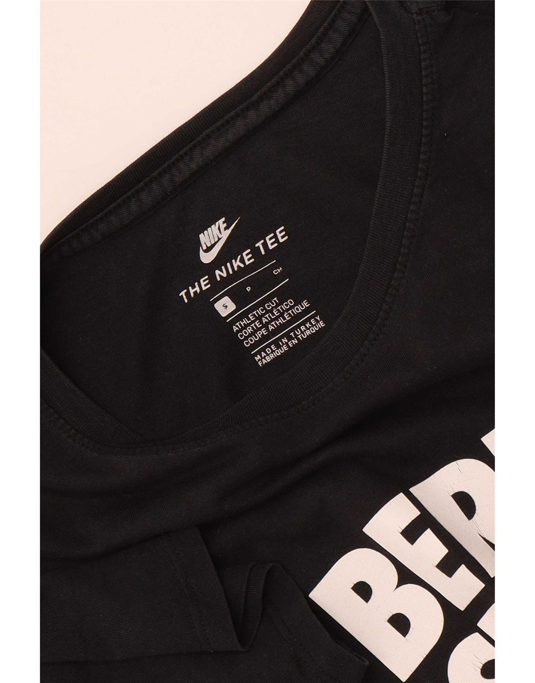 Nike grafisk T-shirt top til mænd, lille sort