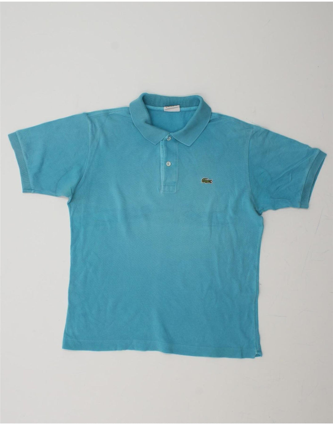 LACOSTE Mens Polo Shirt Size 4 Medium Blue Cotton Vintage Lacoste and Second-Hand Lacoste from Messina Hembry 