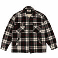 FERRE Mens Lumberjack Flannel Shirt Medium Black Plaid
