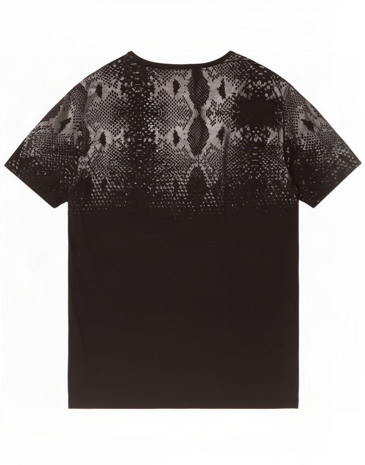 Puma Herre T-Shirt Top Medium Sort Animal Print
