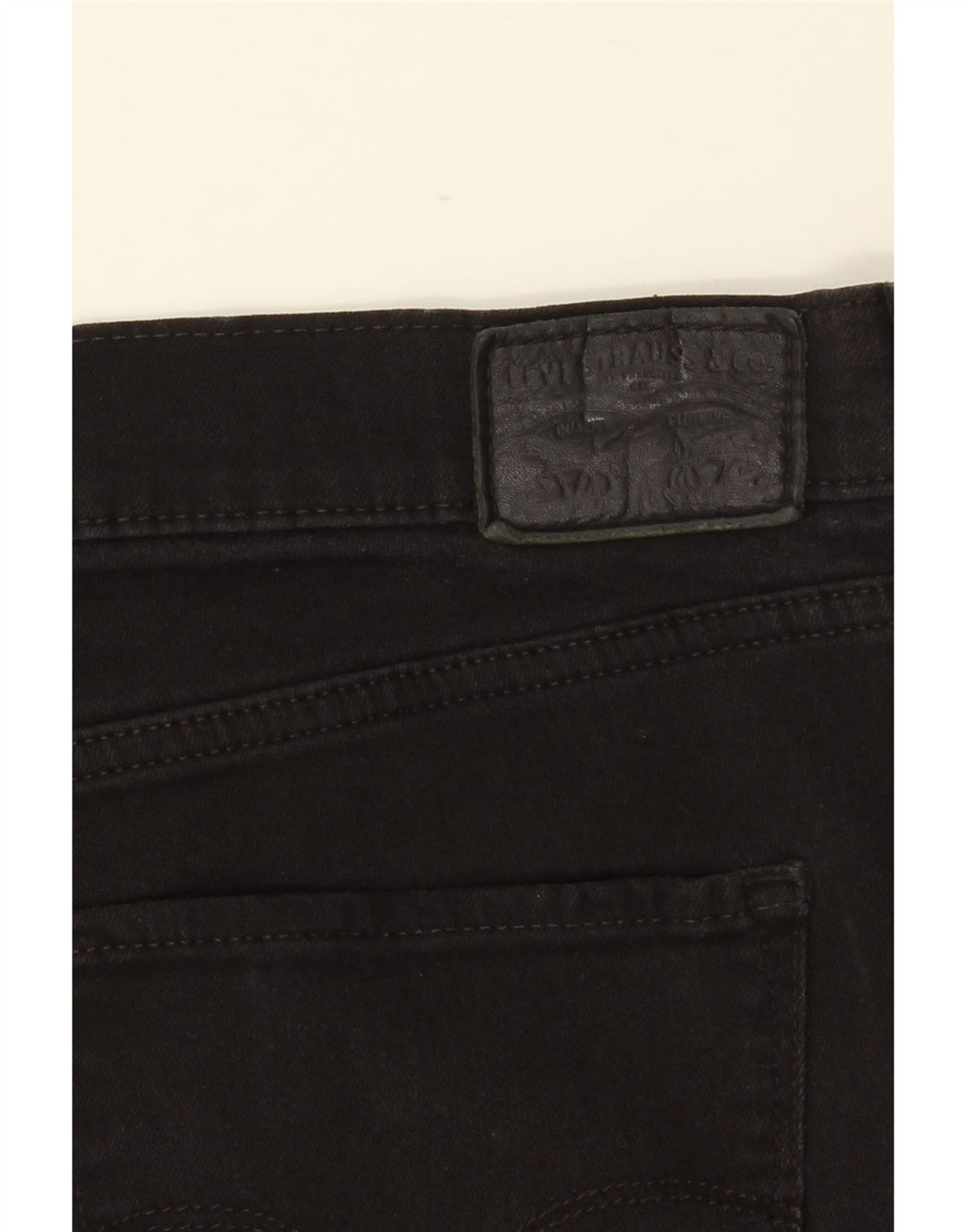 LEVI'S Dame 314 Shaping Straight Jeans W33 L30 Sort