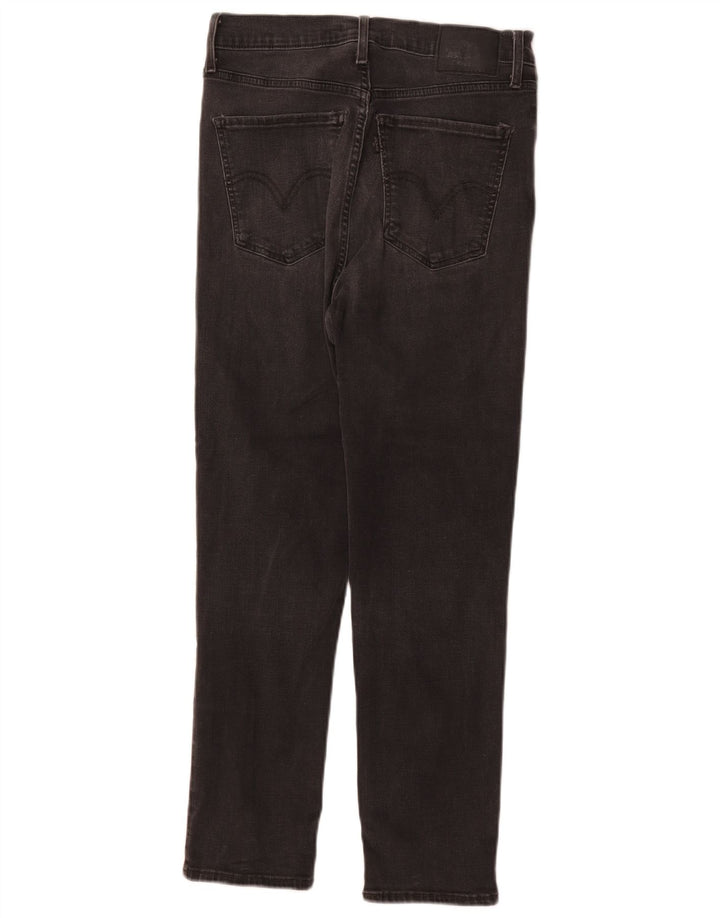 Levi's Kvinder Mile High Slim Jeans W29 L26 Sort Bomuld