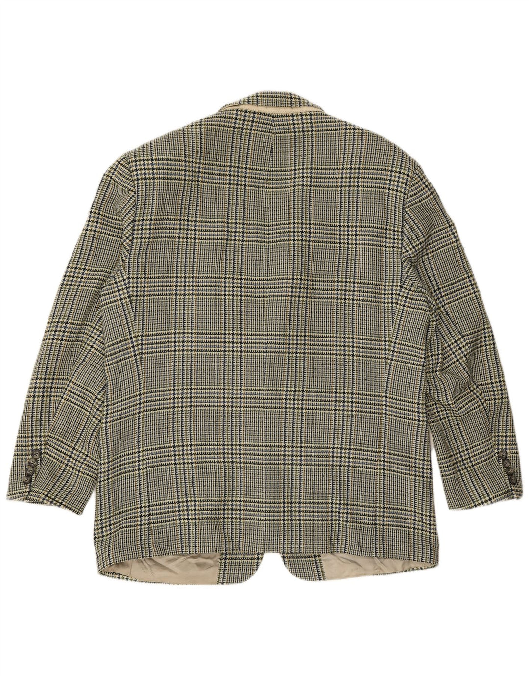 HUGO BOSS Herre 2-knaps blazerjakke UK 40 Large Green Houndstooth